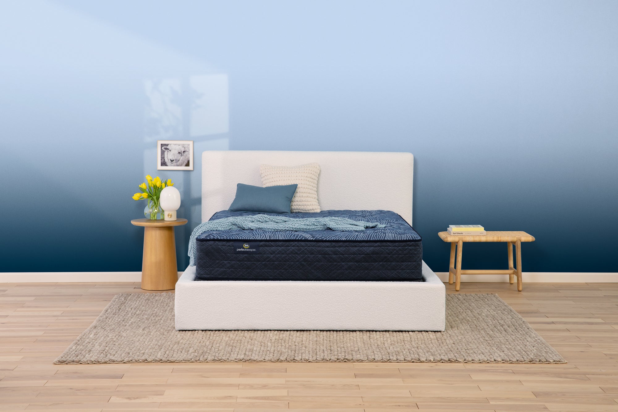 Serta Perfect Sleeper Blue Lagoon Nights 13.5 Medium Mattress - Queen